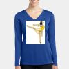 Women's Long Sleeve PosiCharge ® Competitor V Neck Tee Thumbnail