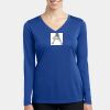 Women's Long Sleeve PosiCharge ® Competitor V Neck Tee Thumbnail