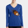 Women's Long Sleeve PosiCharge ® Competitor V Neck Tee Thumbnail