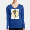 Women's Long Sleeve PosiCharge ® Competitor V Neck Tee Thumbnail
