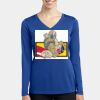 Women's Long Sleeve PosiCharge ® Competitor V Neck Tee Thumbnail
