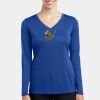 Women's Long Sleeve PosiCharge ® Competitor V Neck Tee Thumbnail