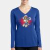 Women's Long Sleeve PosiCharge ® Competitor V Neck Tee Thumbnail
