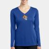 Women's Long Sleeve PosiCharge ® Competitor V Neck Tee Thumbnail