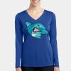 Women's Long Sleeve PosiCharge ® Competitor V Neck Tee Thumbnail
