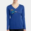Women's Long Sleeve PosiCharge ® Competitor V Neck Tee Thumbnail