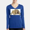 Women's Long Sleeve PosiCharge ® Competitor V Neck Tee Thumbnail