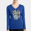 Women's Long Sleeve PosiCharge ® Competitor V Neck Tee Thumbnail