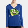 Women's Long Sleeve PosiCharge ® Competitor V Neck Tee Thumbnail