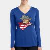 Women's Long Sleeve PosiCharge ® Competitor V Neck Tee Thumbnail