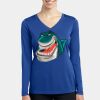 Women's Long Sleeve PosiCharge ® Competitor V Neck Tee Thumbnail
