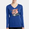 Women's Long Sleeve PosiCharge ® Competitor V Neck Tee Thumbnail