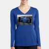 Women's Long Sleeve PosiCharge ® Competitor V Neck Tee Thumbnail