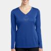 Women's Long Sleeve PosiCharge ® Competitor V Neck Tee Thumbnail